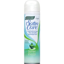 Gillette Satin Care Sensitive - Scheergel - 2x200 ml