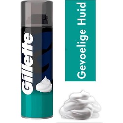 Gillette Basic Gevoelige Huid -  6x200ml - Scheerschuim