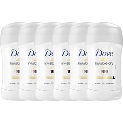 Dove stick  Invisible Dry - 6 x 40 ml