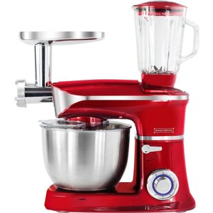 Royalty Line 3-in-1 Keukenmachine - 1900 Watt - 6,5 L - Rood