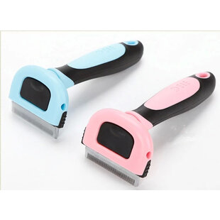 IGOODS - 2 STUKS Verzorgingsborstel voor honden en katten - Blauw -