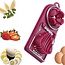 IGOODS Professionele Kwalitatieve Eiersnijder - Egg slicer - Metalen Snijdraden - Eiersnijder - Sterke Houder - Stalen Eisnijder - Eisnijder - Ei-snijder - Ei snijder - Drie Kleuren- Grijs