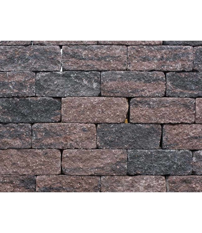 Mauerstein Wallblock Tumbled Bronze 30x12x12 cm
