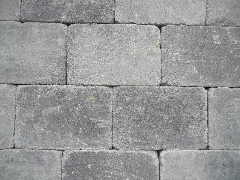 Altstadtpflaster Antik GrauSchwarz 15x20x6 cm Emmerich Naturstein