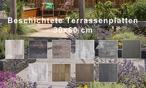 Beschichtete Terrassenplatten Emmerich Naturstein
