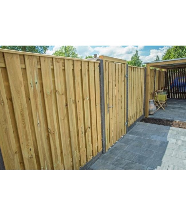 S-Tür "Breda" 180x100 cm grün imprägniert