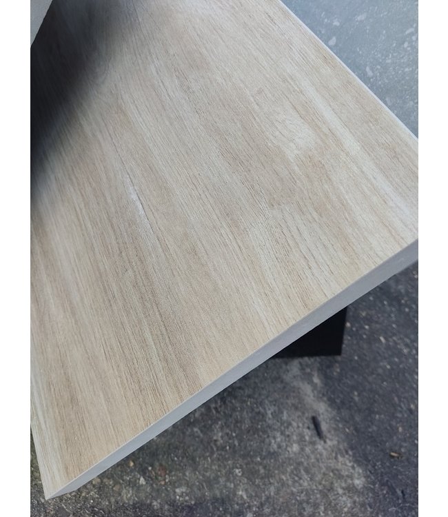 Keramische Terrassenplatte Solido Ceramica Matterhorn Natural 120x40x3 cm