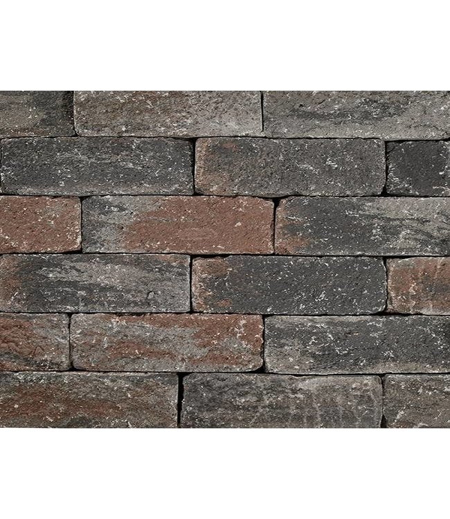 Mauerstein Wallblock Tumbled Texels Bunt 30x12x12 cm