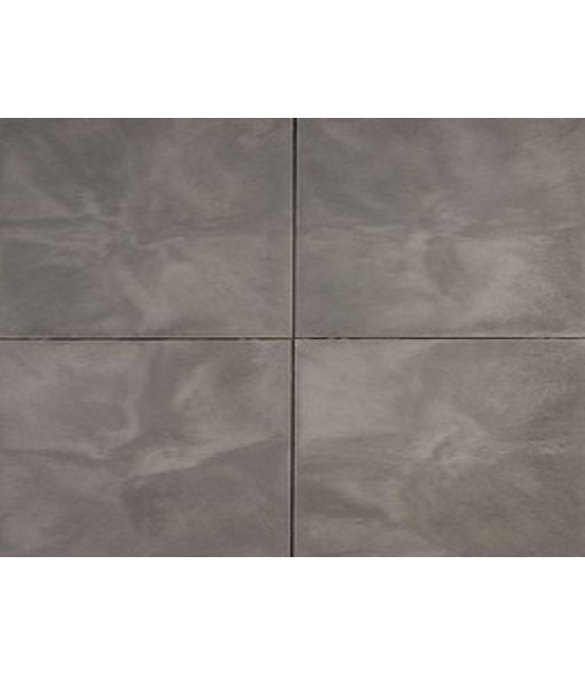 Beschichtete Terrassenplatte Axenta Premium Plata Lime Silber/Noir 60x60x4 cm