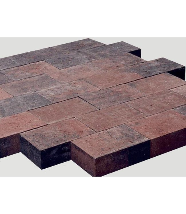 Strakstone Rot/Schwarz 14x14x7cm