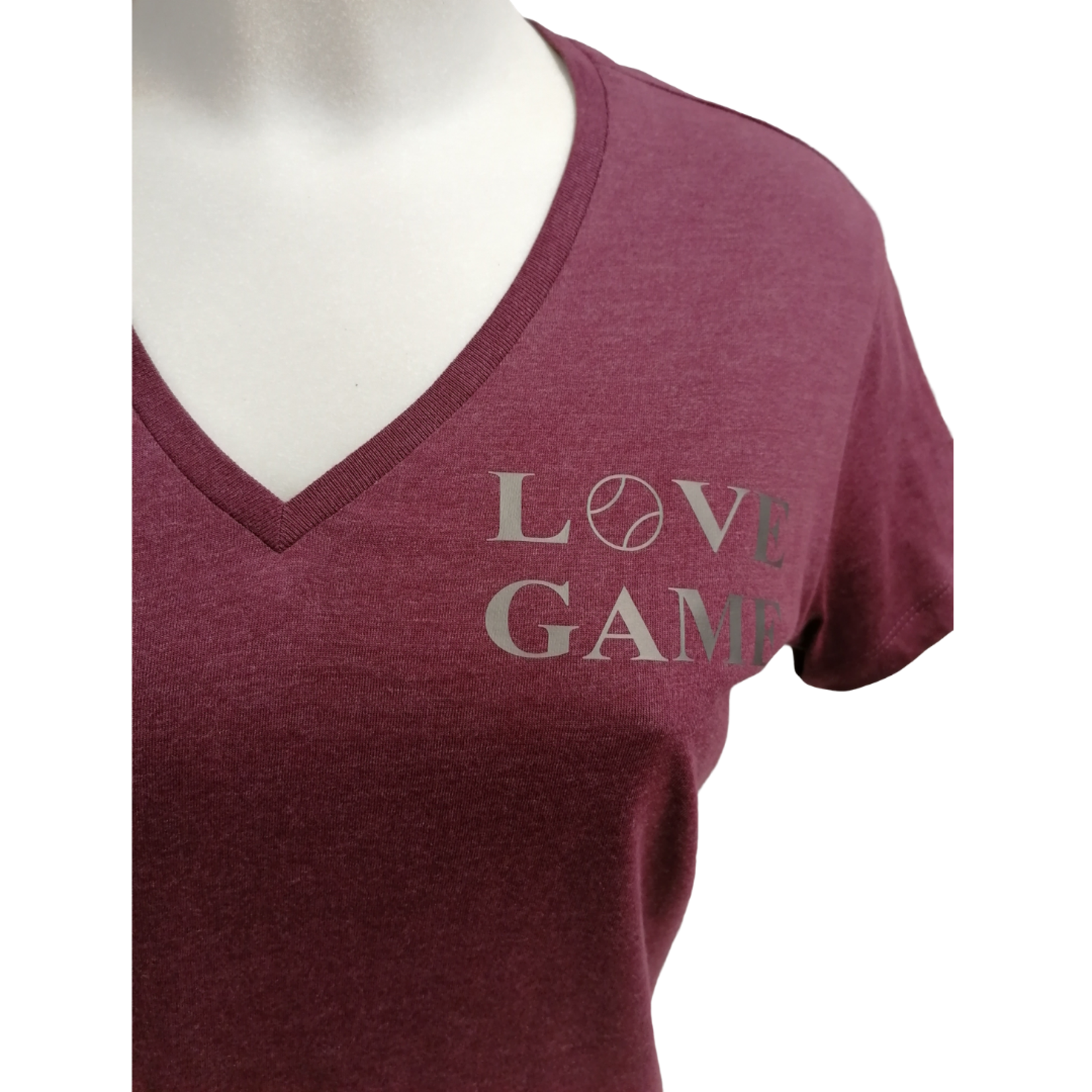 Verloy Dames Organic Cotton V-Neck Love Game T-shirt