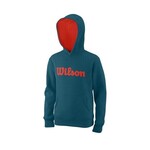 Wilson Jeugd - Hoody Script Cotton Blue Coral
