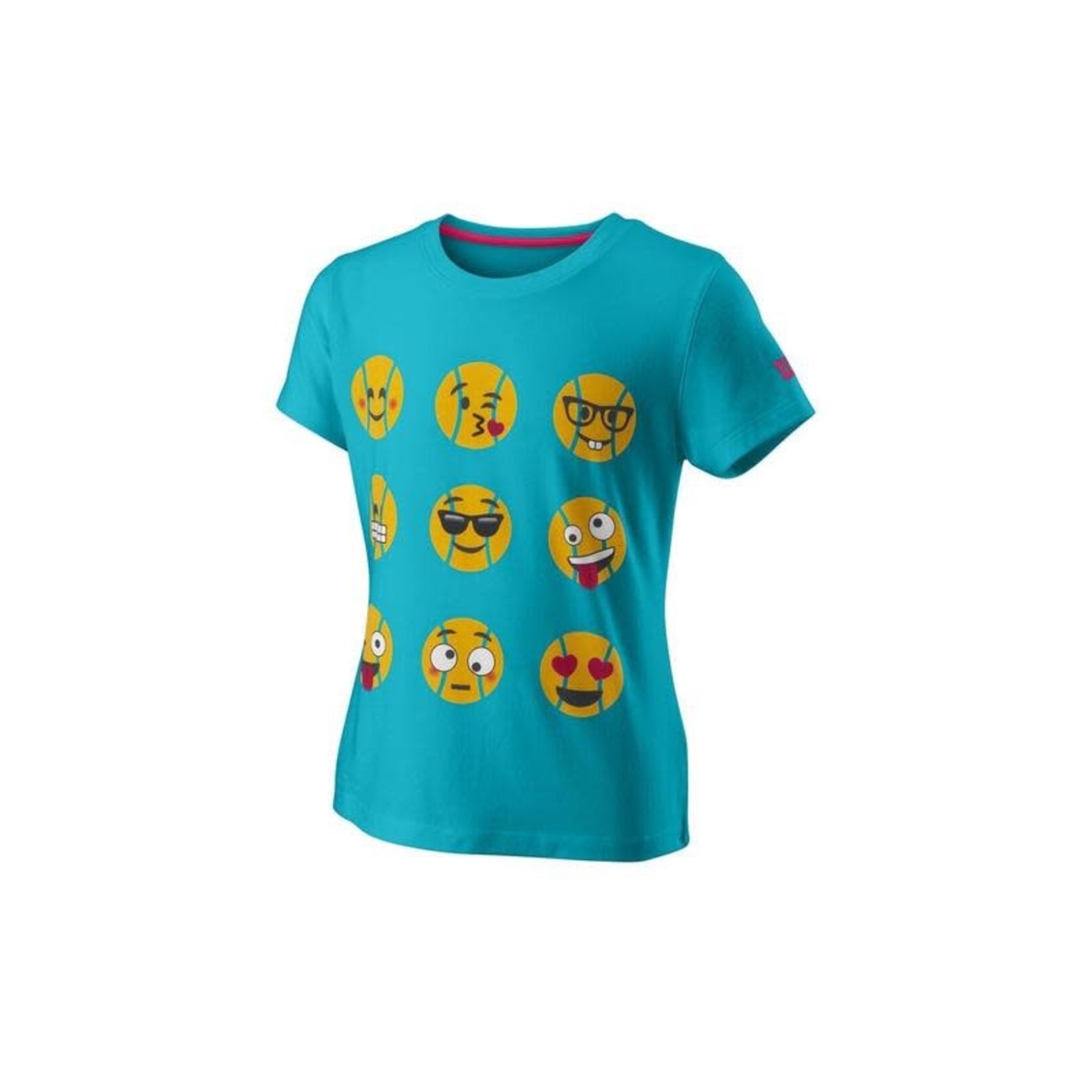 Wilson Meisjes - Emoti-Fun T-shirt Blauw