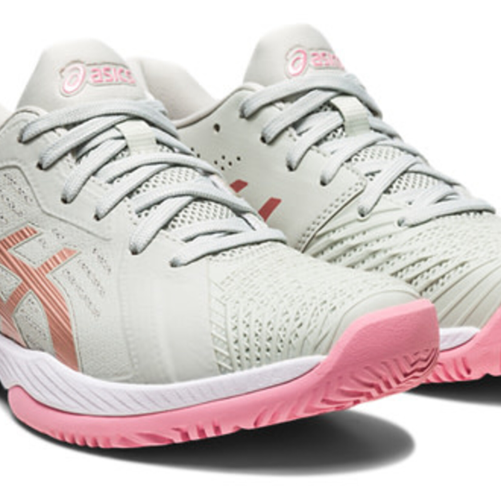 Asics Dames - Solution Swift FF Padel - Grijs/Roze