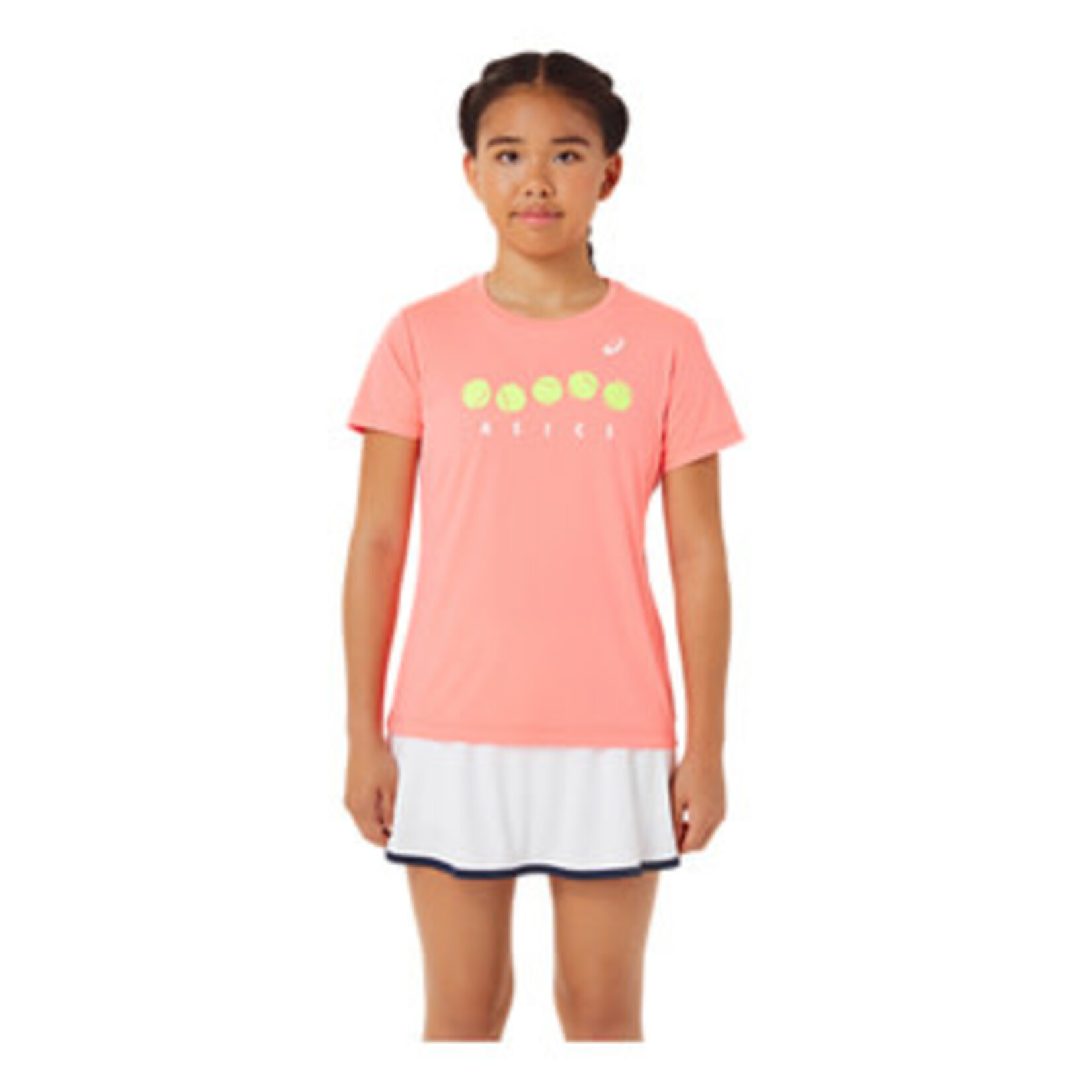 Asics Meisjes - Tennis Graphic T-shirt Guava