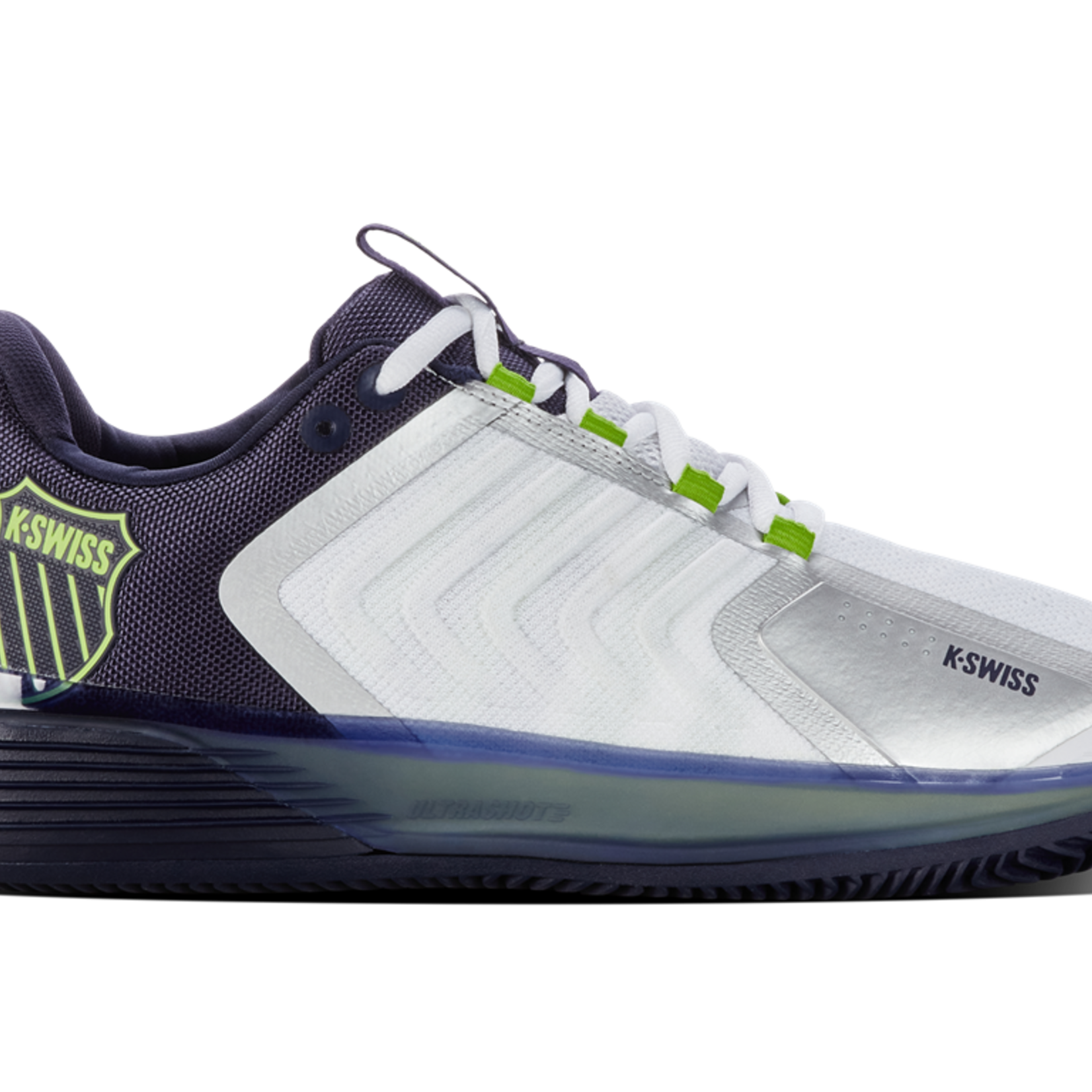 K-Swiss Heren - Ultrashot 3 - Wit/Peacoat