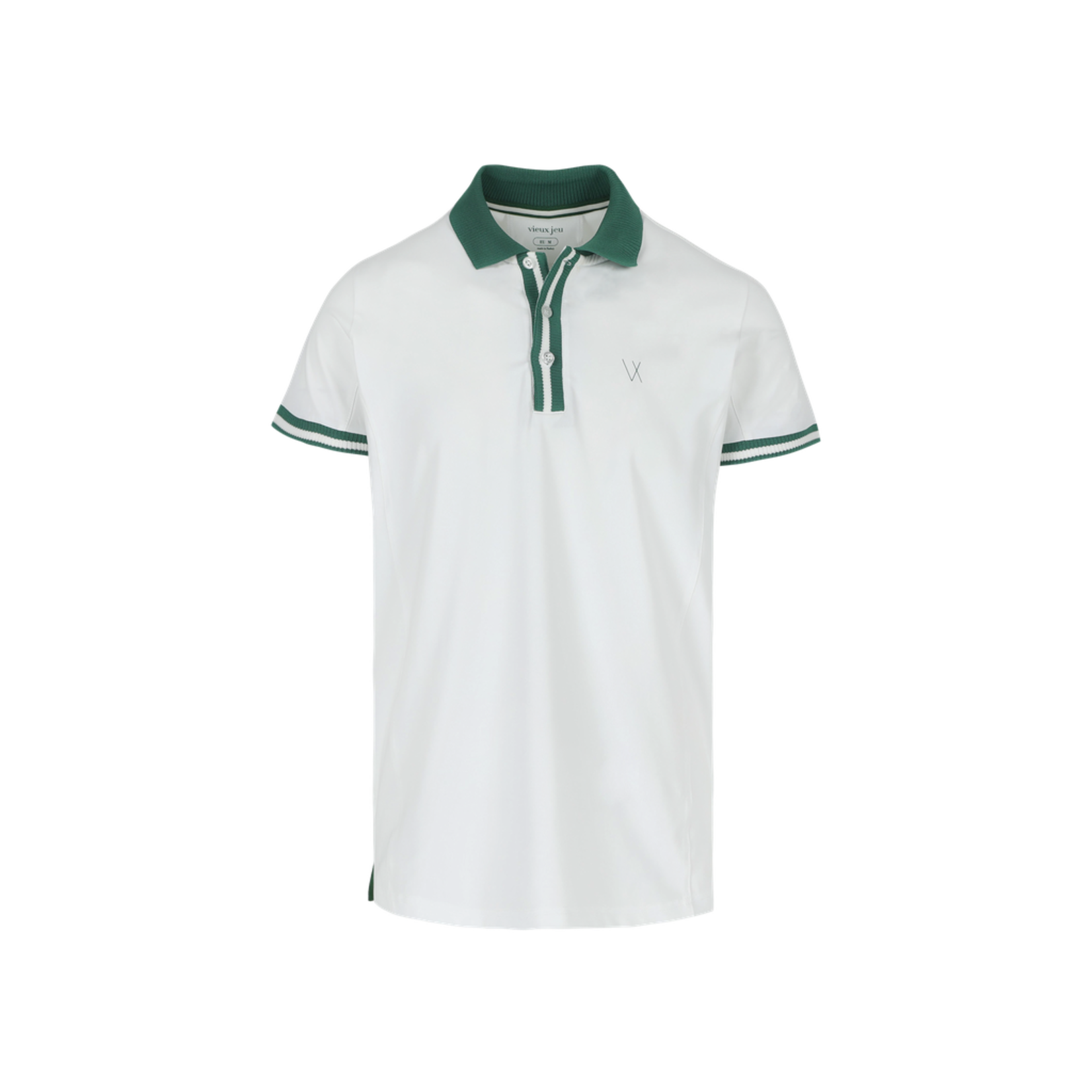 Vieux Jeu Heren - Sven Polo Wit/Groen
