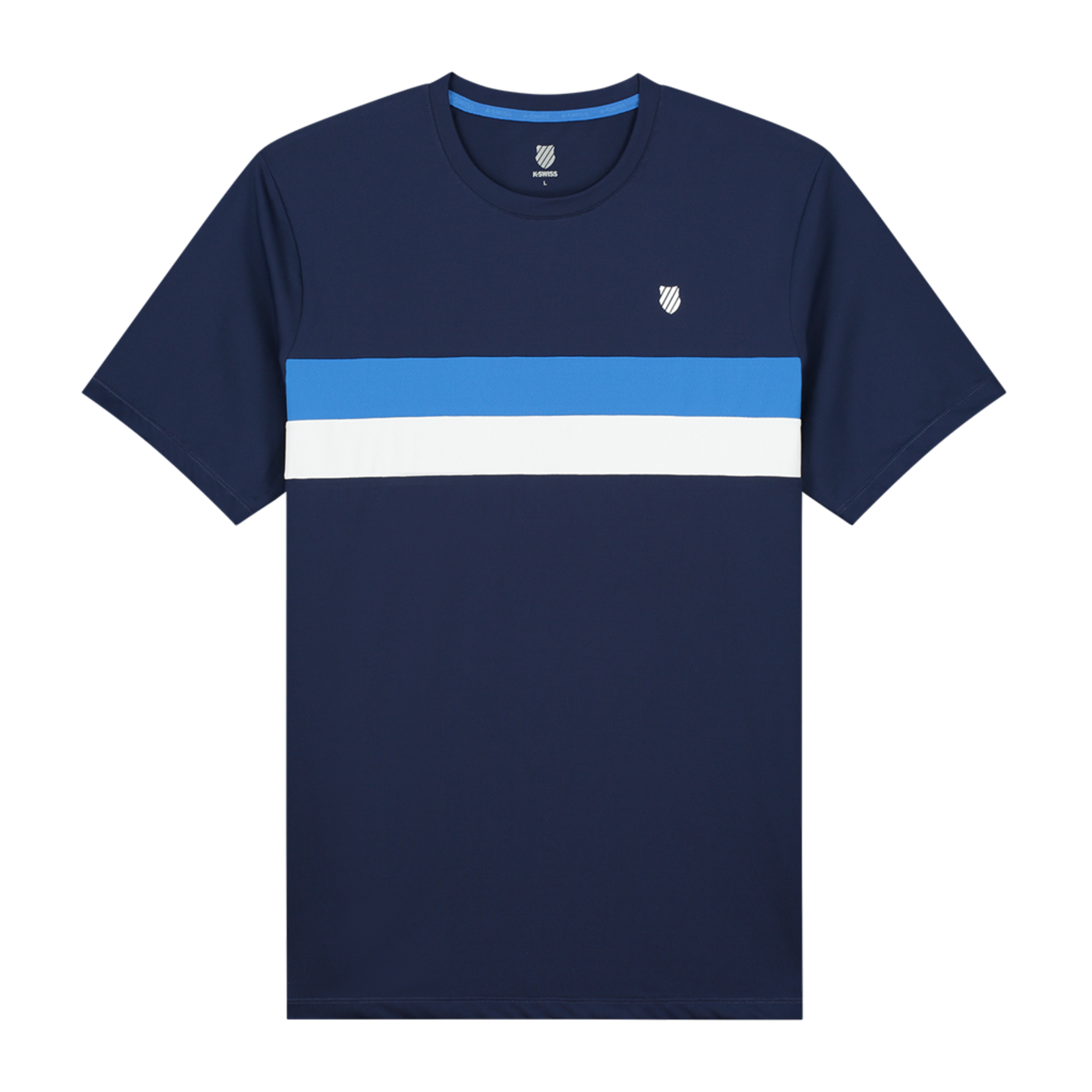 K-Swiss Jeugd - Core Team Stripe  Crew T-shirt