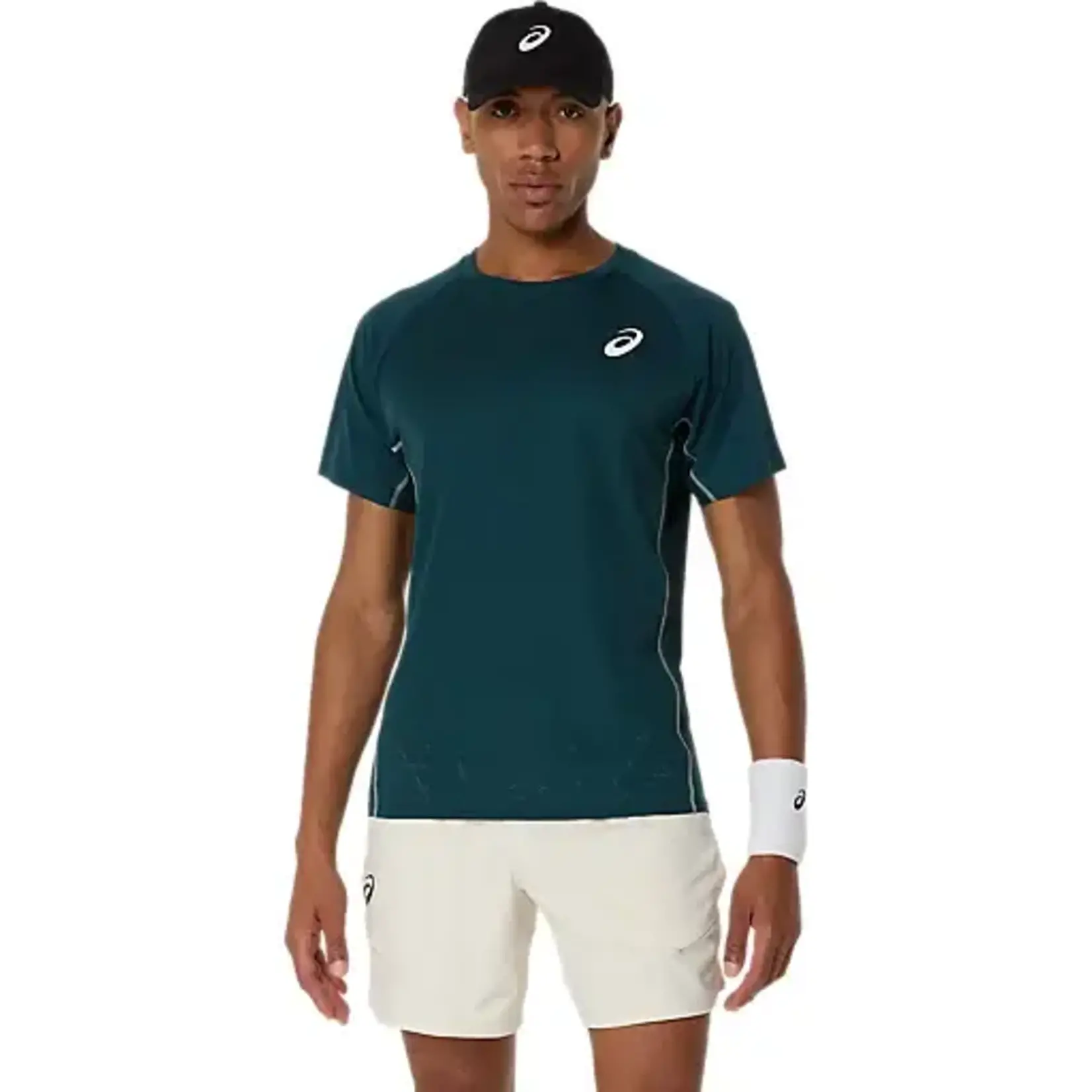 Asics Heren - match actibreeze ss top - saxon green