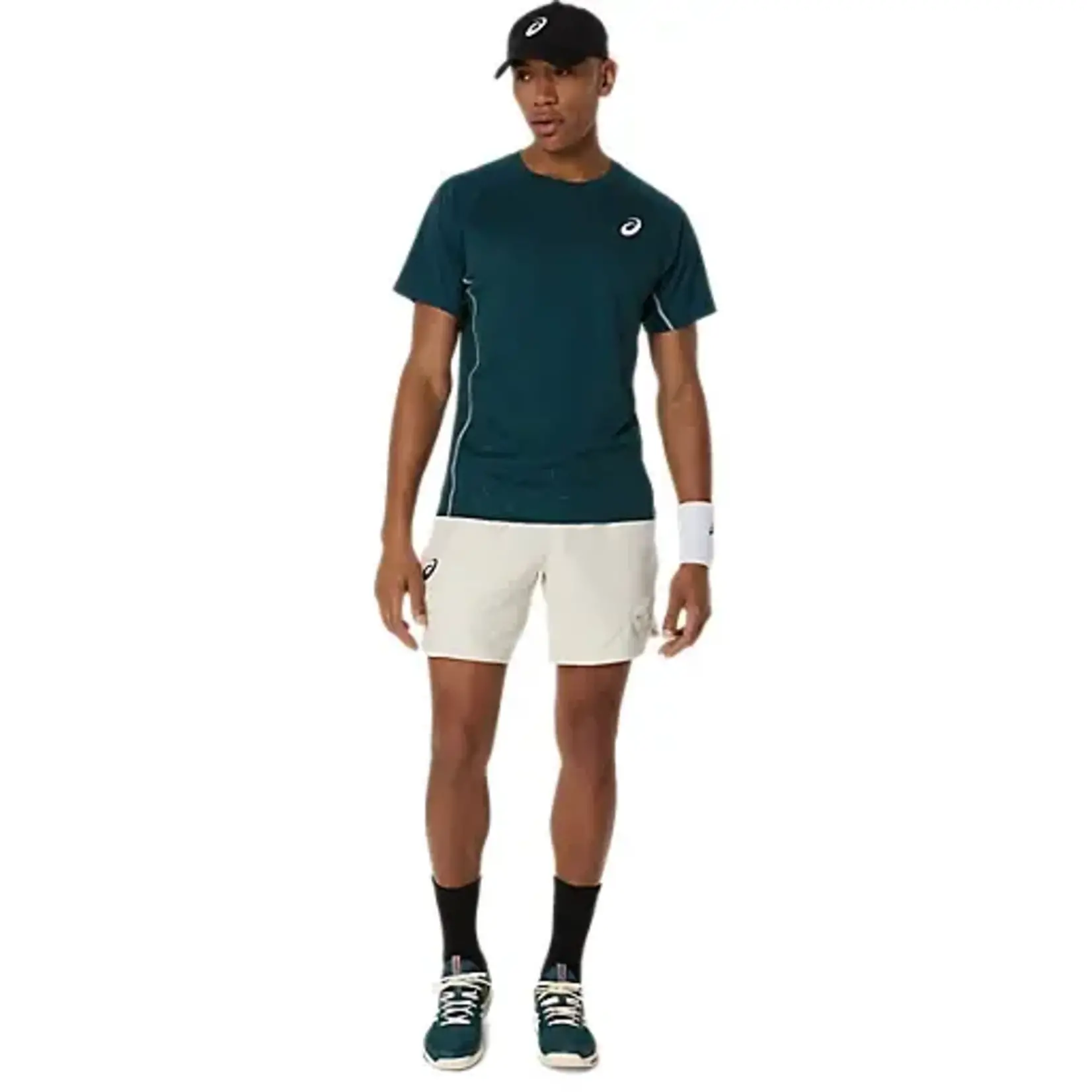 Asics Heren - match actibreeze ss top - saxon green