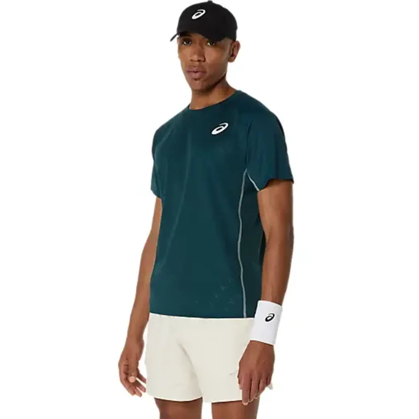 Asics Heren - match actibreeze ss top - saxon green