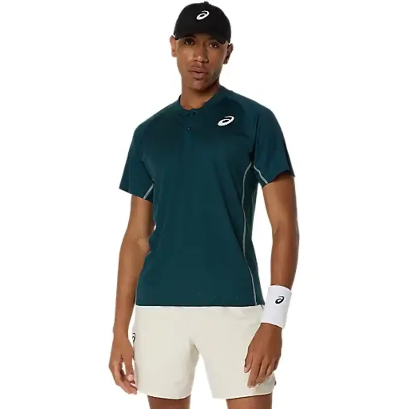 Asics Heren - Match actibreeze polo shirt - Saxon green