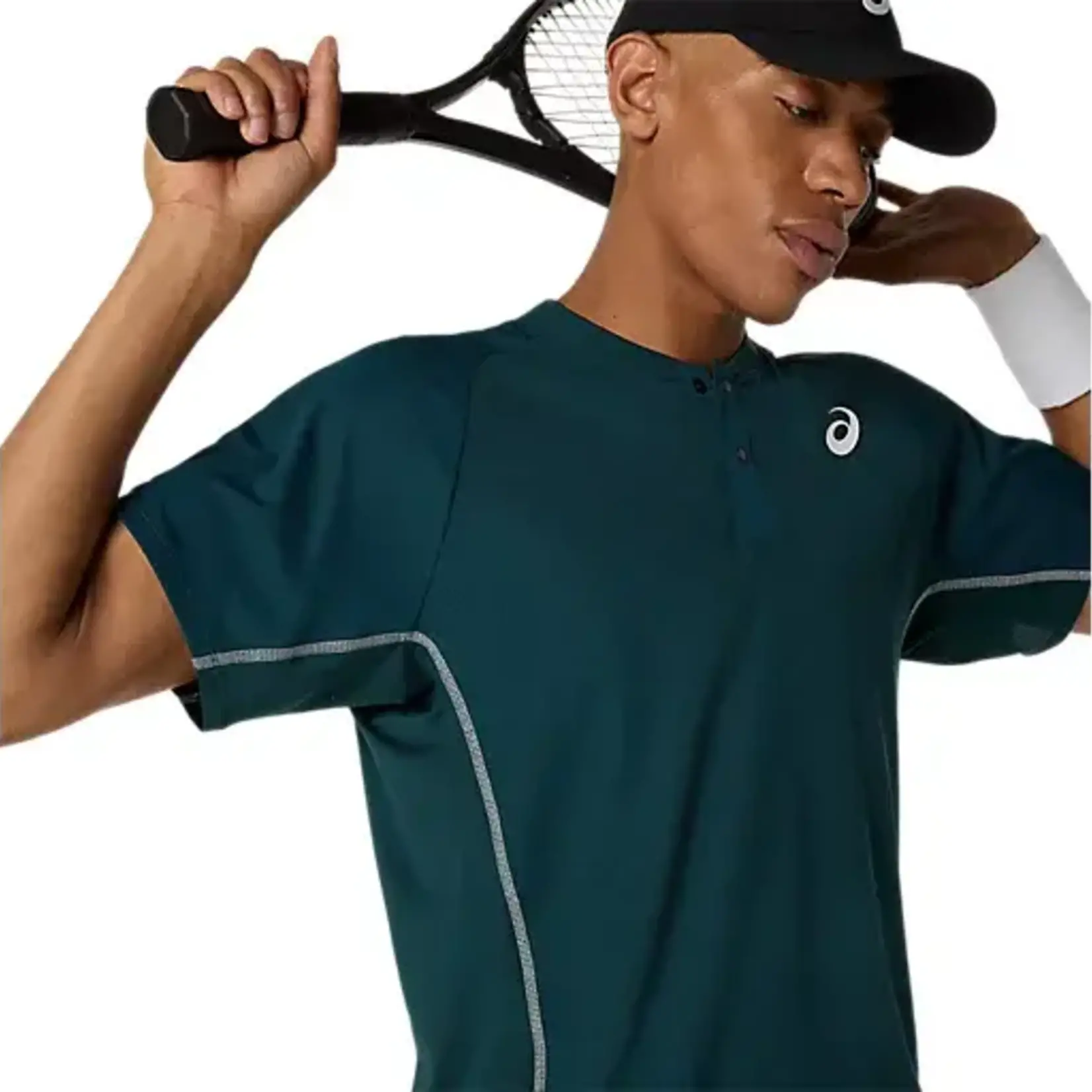 Asics Heren - Match actibreeze polo shirt - Saxon green