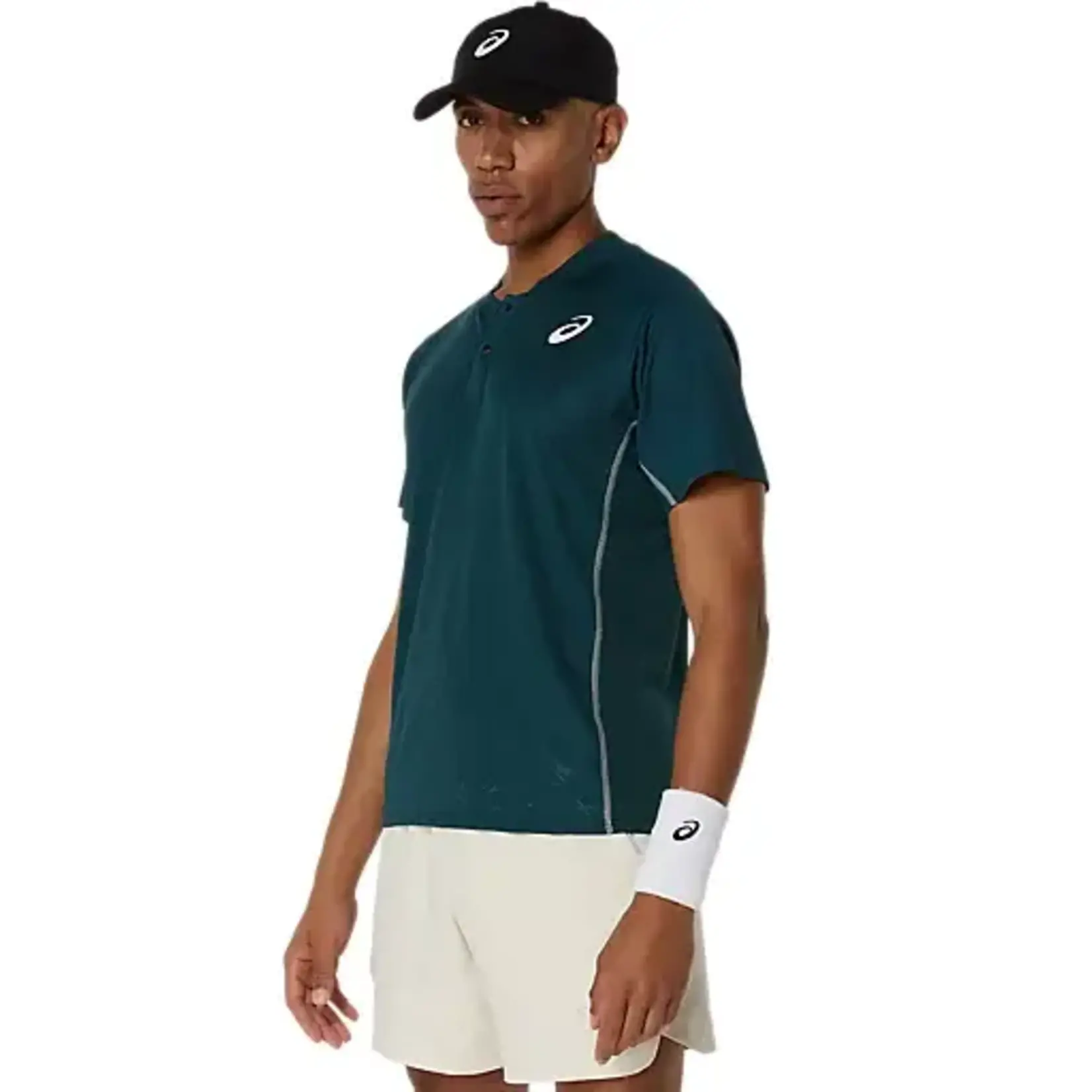 Asics Heren - Match actibreeze polo shirt - Saxon green