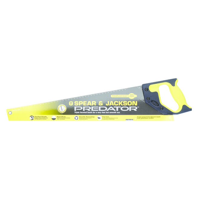 Spear & Jackson Handzaag Predator 560 mm HP met Softgreep (universeel 3-zijdig geslepen) 10PPI