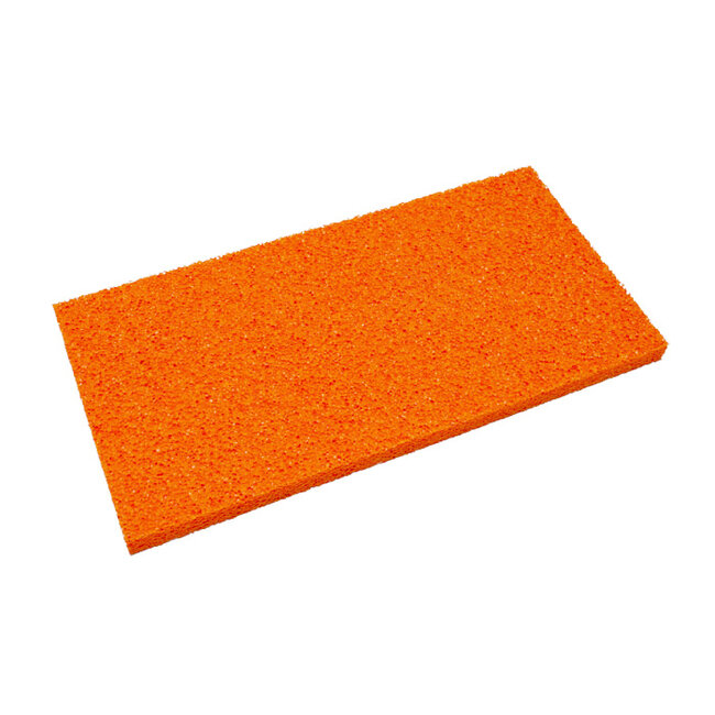 Super Prof Schuurspons los oranje grof 410x210x18mm