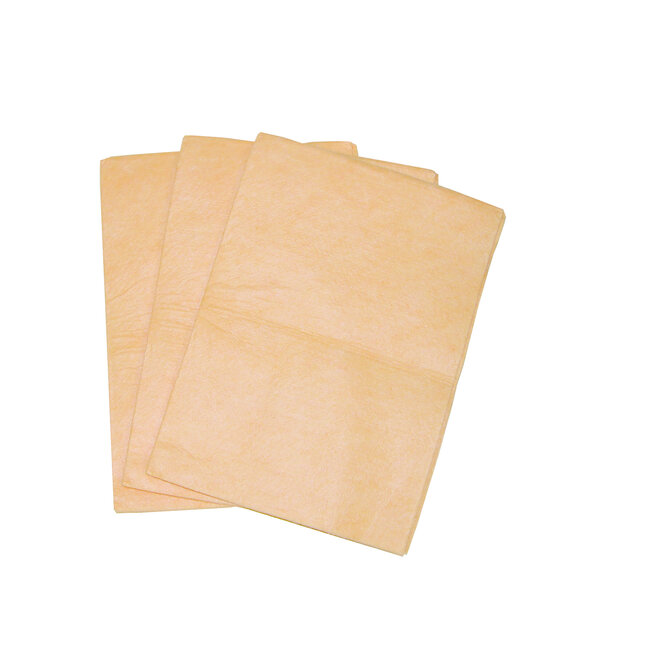 Super Prof Oranje vloerdoek viscose 160gr/m2 ca.50x70cm 3 stuks