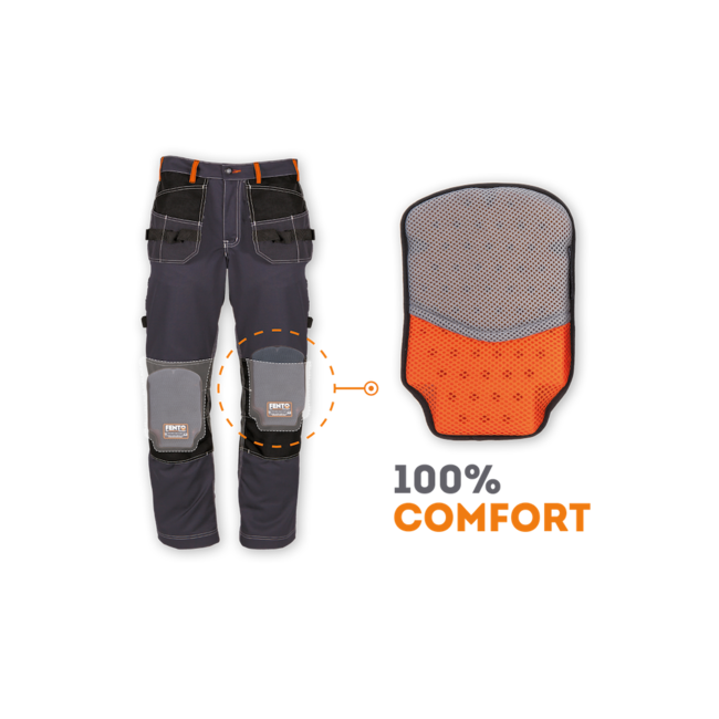 Fento 100 Werkbroek Kniebeschermers