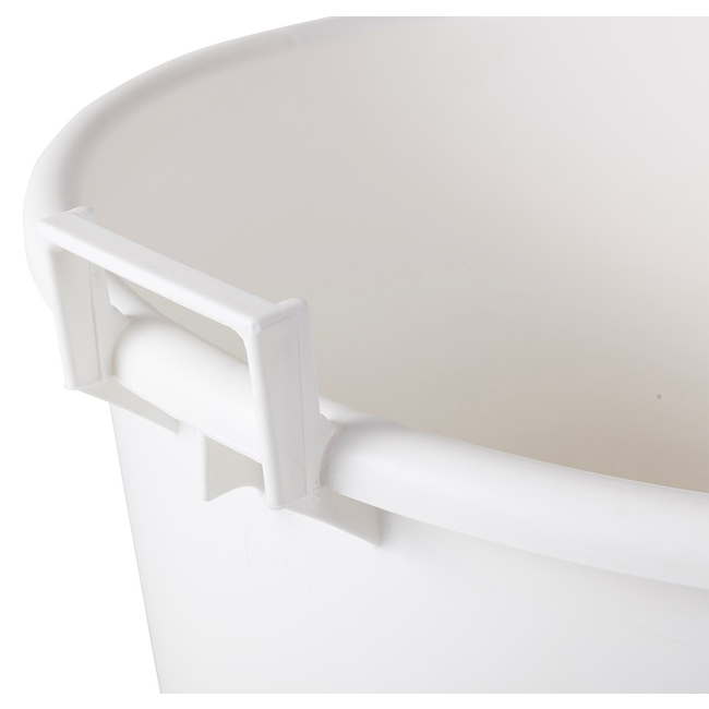 Super Prof Mortelkuip wit 125 liter met handgrepen, diam. 46/65 cm H. 54 cm