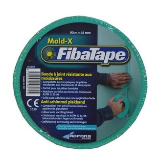 Adfors Zelfklevend Gaasband FIBA, Mold X10, 48 mm x 90 m