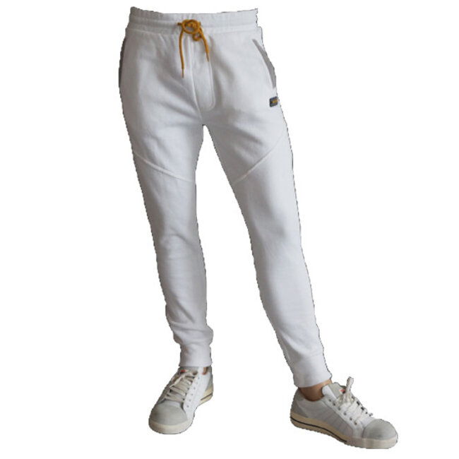 Be-Wear Jogging Werkbroek wit-grijs Maat XL