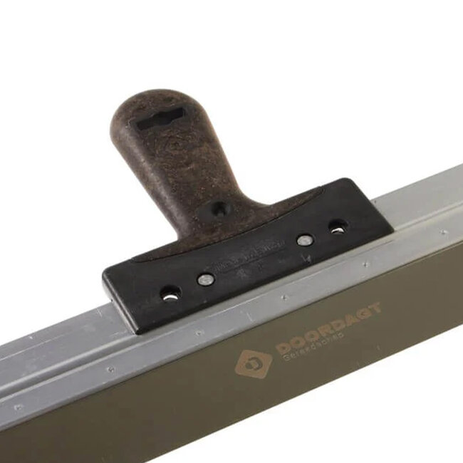 Doordagt Spackmes RVS 48 cm Vintage eco-leder