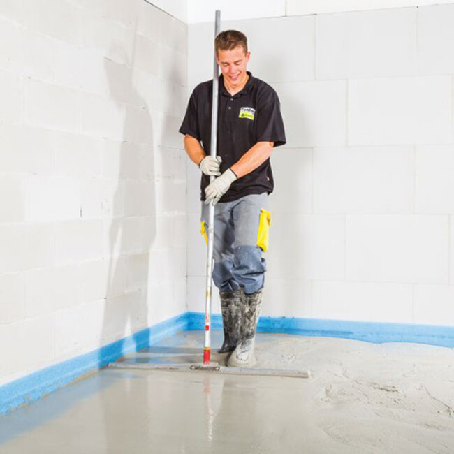 Super Prof, Multi Click drijfrij, aluminium 150 cm zonder steel