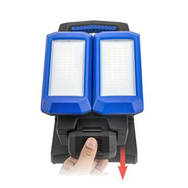 Accu-bouwlamp LED Twin-Spot 4500 - 45W