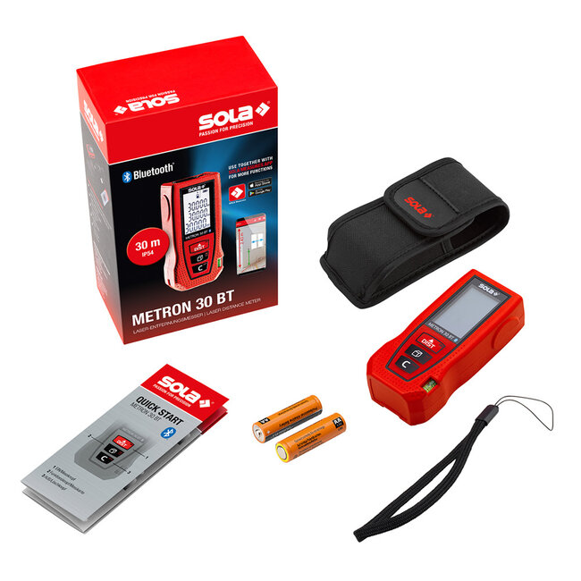 Sola Laser Afstandmeter - Metron 30 BT