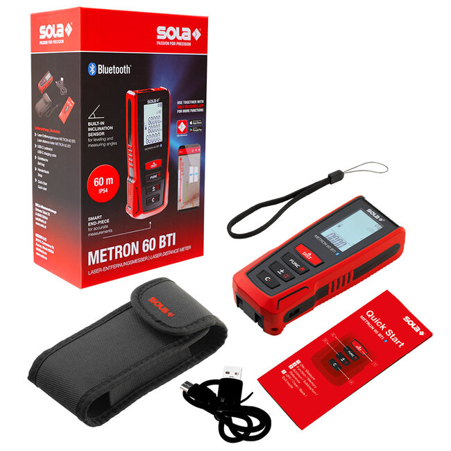 Sola Laser Afstandmeter - Metron 60 BTI