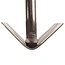 Super Prof Japanse Hoektroffel inwendig dubbeltje rond 100x30mm RVS