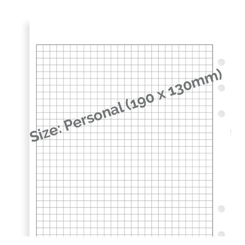 Filofax Filofax wit ruit notitiepapier - Personal Filofax Filofax wit ruit notitiepapier - Personal