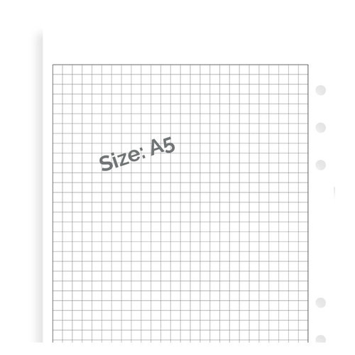 Filofax Filofax wit ruit notitiepapier - A5 Filofax Filofax wit ruit notitiepapier - A5