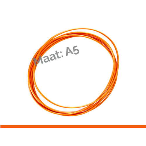 X-17 ElastiXs- reserve elastieken Oranje A5 X-17 ElastiXs- reserve elastieken Oranje A5