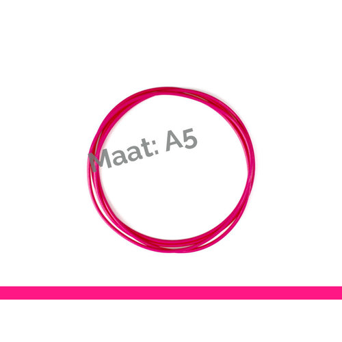 X-17 ElastiXs- reserve elastieken Magenta A5 X-17 ElastiXs- reserve elastieken Magenta A5