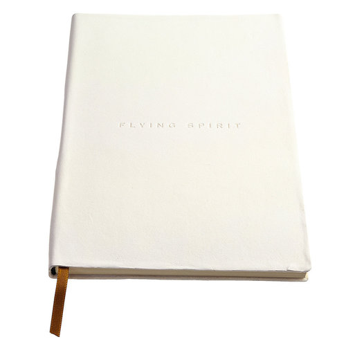 Clairefontaine Flying Spirit a5 leren notitieboek - Wit Clairefontaine Flying Spirit a5 leren notitieboek - Wit