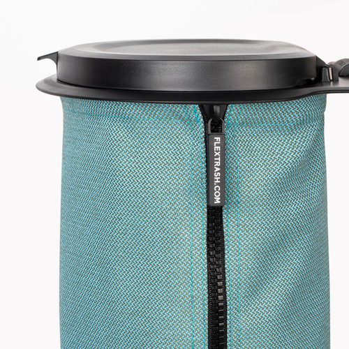 Flextrash Boat Waste Bin | Tempting Turquoise Flextrash Boat Waste Bin | Tempting Turquoise