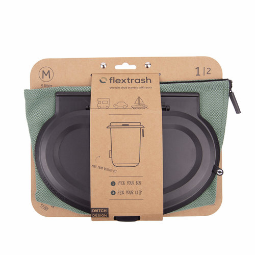Flextrash | Medium | 5 Liter | Ocean Green Flextrash | Medium | 5 Liter | Ocean Green