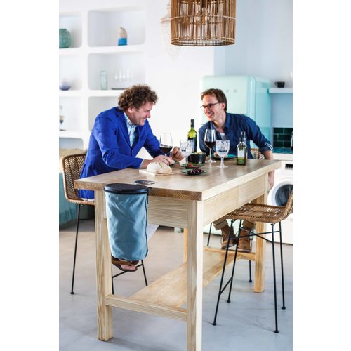 Flextrash bin | Large |  9 liter | Navy Blue Flextrash bin | Large |  9 liter | Navy Blue