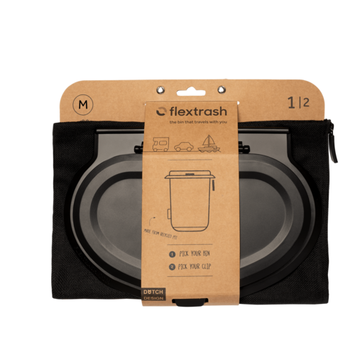Flextrash | Medium | 5 Liter | Boldly Black Flextrash | Medium | 5 Liter | Boldly Black